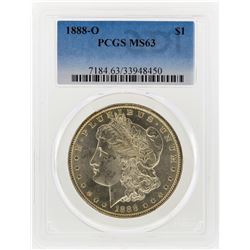 1888-O $1 Morgan Silver Dollar PCGS Graded MS63