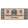 Image 1 : 1864 $1 Confederate States of America Note AU