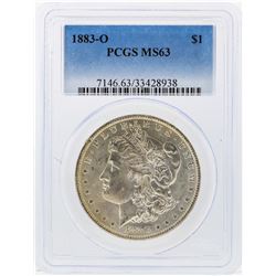 1883-O $1 Morgan Silver Dollar PCGS Graded MS63