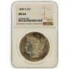 Image 1 : 1880-S $1 Morgan Silver Dollar NGC Graded MS64