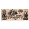 Image 1 : 1800s $20 Canal Bank New Orleans, LA Obsolete Bank Note