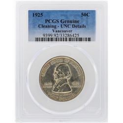 1925  Fort Vancouver Centennial Half Dollar PCGS UNC
