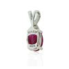 Image 5 : 10KT Yellow Gold 0.5ct Ruby and Diamond Pendant