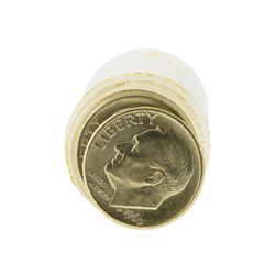 Roll of (50) 1960-D Brilliant Uncirculated Roosevelt Dimes