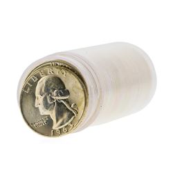 Roll of (40) 1963-D Brilliant Uncirculated Washington Quarters
