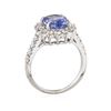 Image 3 : 14KT White Gold 2.50ct Tanzanite and Diamond Ring