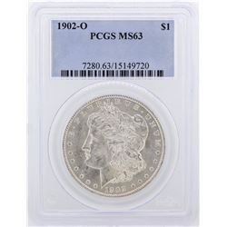 1902-O Morgan Silver Dollar Coin PCGS Graded MS63