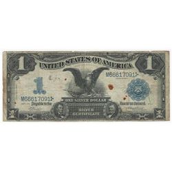 1899 $1 Black Eagle Silver Certificate Note