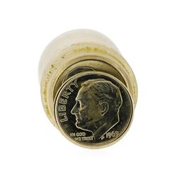 Roll of (50) 1963-D Brilliant Uncirculated Roosevelt Dimes