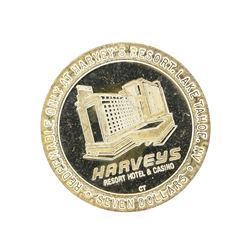 Harveys Resort Hotel $7 Casino Gaming Token .999 Silver Limited Edition