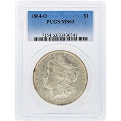 1884-O $1 Morgan Silver Dollar PCGS Graded MS63