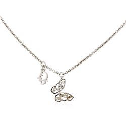 Authentic Christian Dior Butterfly Necklace