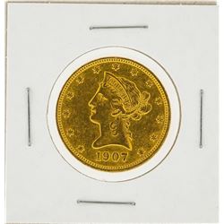 1907 $10 Liberty Head Gold Coin