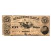 Image 1 : 1855 $5 Citizens Bank Nashville & Memphis Obsolete Bank Note