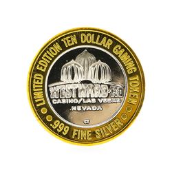 Westward Hotel Las Vegas $10 Casino Gaming Token .999 Silver Limited Edition