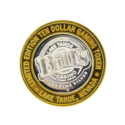 Bill's Casino $10 Casino Gaming Token .999 Silver Limited Edition