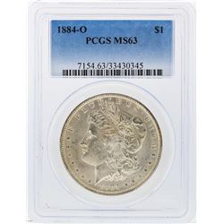 1884-O $1 Morgan Silver Dollar PCGS Graded MS63