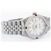 Image 3 : Mens Rolex Stainless Steel Diamond and Ruby Datejust Wristwatch
