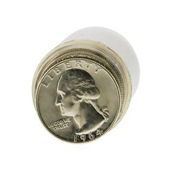 Roll of (40) 1964-D Brilliant Uncirculated Washington Quarters