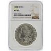 Image 1 : 1884-O $1 Morgan Silver Dollar NGC Graded MS62