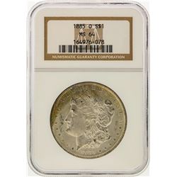 1885-O $1 Morgan Silver Dollar NGC Graded MS64