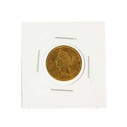 1900 $5 Liberty Head Half Eagle Gold Coin