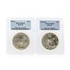 Image 1 : 1991-D Korea & 1994-W Vietnam $1 Silver Coins PCGS MS69