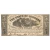 Image 1 : 1864 $5 The State of Georgia Confederate Treasury Note