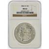 Image 1 : 1884-CC $1 Morgan Silver Dollar NGC Graded MS63