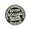 Image 2 : Harrahs Casino Hotel $7 Casino Gaming Token .999 Silver Limited Edition