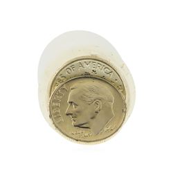 Roll of (50) 1964-D Brilliant Uncirculated Roosevelt Dimes