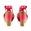Image 4 : Authentic Louis Vuitton Vernis  Wedges Pink Rose Pop Shoes