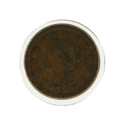 1851 Large Cent Braided Hair Coin