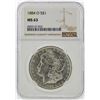 Image 1 : 1884-O $1 Morgan Silver Dollar NGC Graded MS63