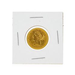 1902-S $5 Liberty Head Half Eagle Gold Coin