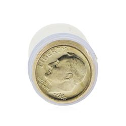 Roll of (50) 1960-D Brilliant Uncirculated Roosevelt Dimes