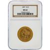 Image 1 : 1897 $10 Liberty Head Eagle Gold Coin NGC Graded MS62