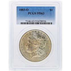1883-O $1 Morgan Silver Dollar PCGS Graded MS63