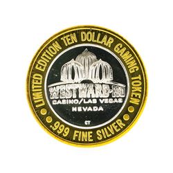 Westward Hotel Las Vegas $10 Casino Gaming Token .999 Silver Limited Edition