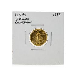 1989 $5 1/10 oz. American Eagle Gold Coin