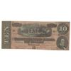 Image 1 : 1864 $10 The Confederate States of America Note