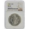 Image 1 : 1885-O $1 Morgan Silver Dollar NGC Graded MS63