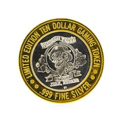 Whiskey Petes $10 Casino Gaming Token .999 Silver Limited Edition