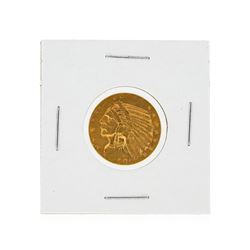 1909 $5 Indian Head Half Eagle Gold Coin