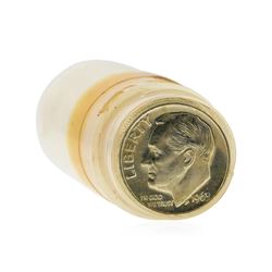 Roll of (50) 1963-D Brilliant Uncirculated Roosevelt Dimes