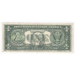 1977-A $1 Federal Reserve Note ERROR Full Offset