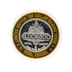 El Dorado $10 Casino Gaming Token .999 Silver Limited Edition