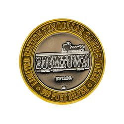 Boomtown $10 Casino Gaming Token .999 Silver Limited Edition