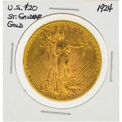 1924 $20 St. Gaudens Head Double Eagle Gold Coin