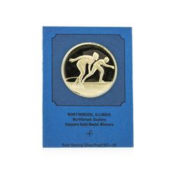 Northbrook Skaters Sapporo Gold Medal Winners Sterling Silver Proof Medal